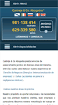 Mobile Screenshot of castrejeabogados.com